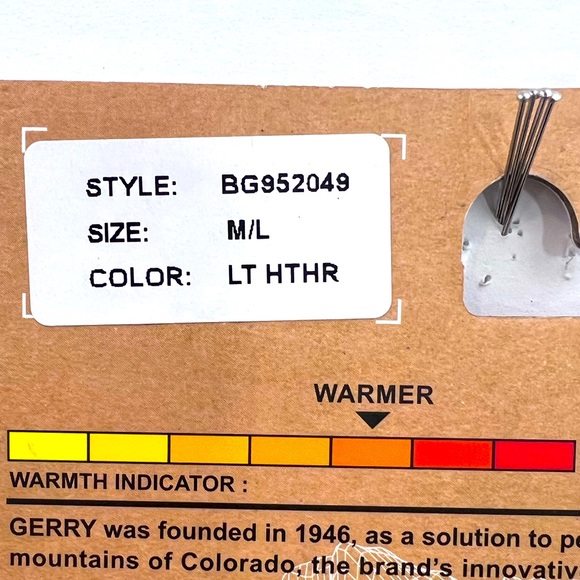 GERRY, GREY COLOR WOMEN’S GLOVES,M/L WATER RESISTANCE,WIND PROOF,COLD PROTECTION - Picture 11 of 16